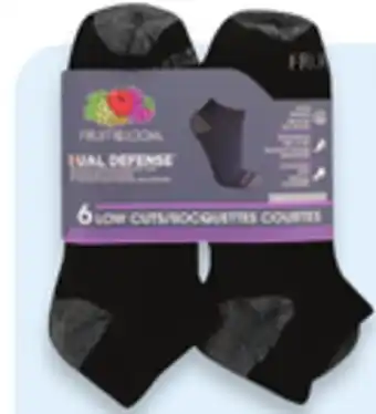 Walmart Men's Dual Defense socks 6—pack offer