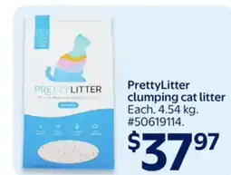 Walmart PrettyLitter clumping cat litter offer