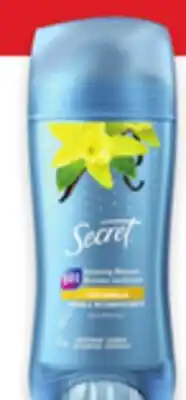 Walmart Secret antiperspirant or deodorant offer