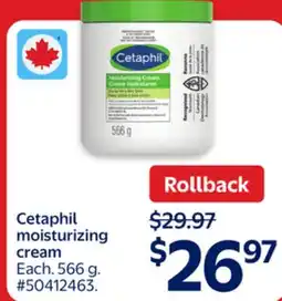 Walmart Cetaphil moisturizing cream offer
