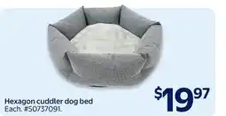 Walmart Hexagon cuddler dog bed offer