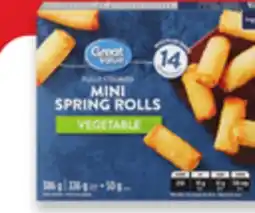 Walmart Great Value frozen appetizers offer
