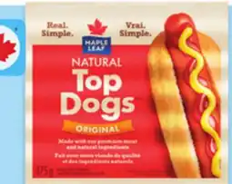Walmart Maple Leaf Hot Dogs offer