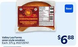 Walmart Valley Lea Farms asian style smokies offer