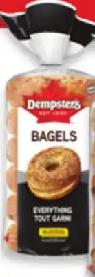 Walmart Dempster's core or premium bagels offer