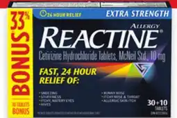 Walmart Reactine 30 + 10s offer