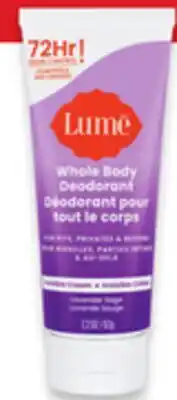 Walmart Lume whole body deodorant offer