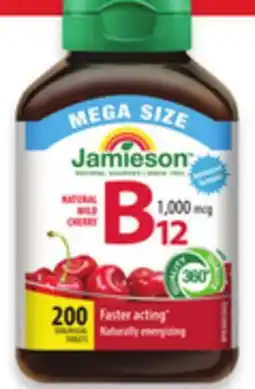 Walmart Jamieson mega size vitamin B12 offer
