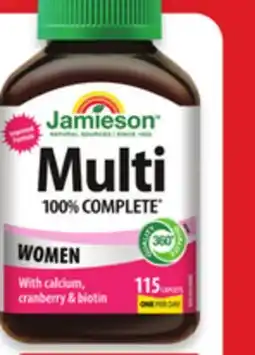Walmart Jamieson 100% complete multi women offer