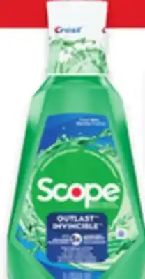 Walmart Scope Outlast mouthwash 1L offer