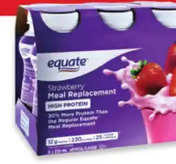 Walmart Equate high protein offer