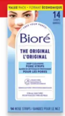 Walmart Bioré deep cleansing pore strips 14s offer