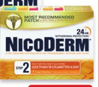 Walmart NicoDerm step 2 clear patches offer