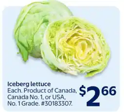 Walmart Iceberg lettuce offer