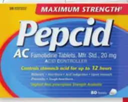 Walmart Pepcid AC maximum strength offer