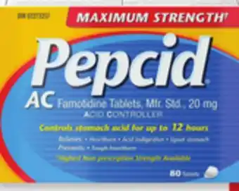 Walmart Pepcid AC maximum strength offer