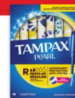 Walmart Tampax Pearl or Radiant tampons offer