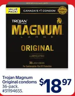 Walmart Trojan Magnum Original condoms offer