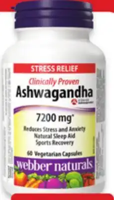 Walmart Webber Naturals ashwagandha offer