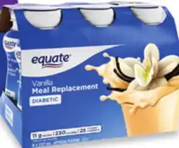 Walmart Equate Diabetic Nutritional Liquid offer
