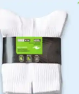 Walmart Men's cotton crew socks 6-pack offer
