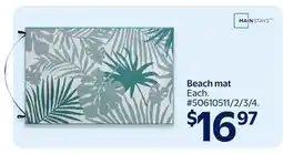 Walmart Beach mat offer