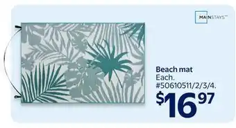 Walmart Beach mat offer