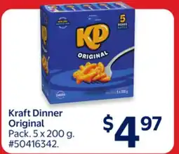 Walmart Kraft Dinner Original offer