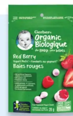 Walmart Gerber Organic Snacks offer