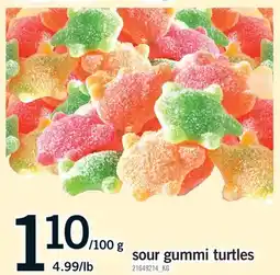 Fortinos SOUR GUMMI TURTLES offer