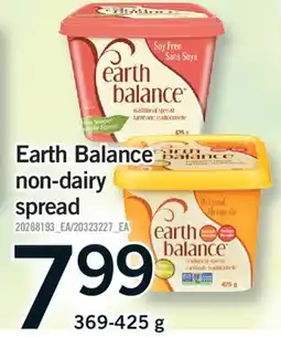 Fortinos EARTH BALANCE NON-DAIRY SPREAD, 369-425g offer