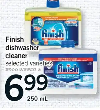 Fortinos FINISH DISHWASHER CLEANER, 250 ML offer