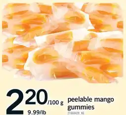 Fortinos PEELABLE MANGO GUMMIES offer