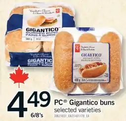Fortinos PC GIGANTICO BUNS, 6/8's offer