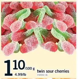 Fortinos TWIN SOUR CHERRIES offer