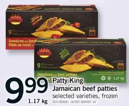 Fortinos PATTY KING JAMAICAN BEEF PATTIES, 1.17 KG offer