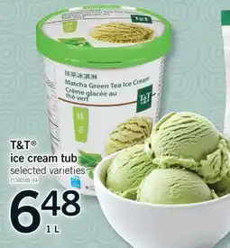 Fortinos T&T ICE CREAM TUB 1L offer