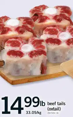 Fortinos BEEF TAILS (OXTAILS) offer