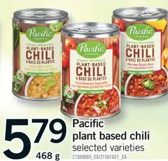 Fortinos PACIFIC PLANT BASED CHILI, 468 g offer
