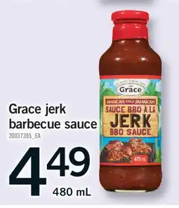 Fortinos GRACE JERK BARBECUE SAUCE, 480 ML offer