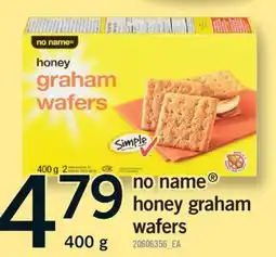Fortinos NO NAME HONEY GRAHAM WAFERS, 400 g offer
