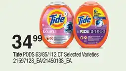 Fortinos TIDE PODS 63/85/112 CT offer