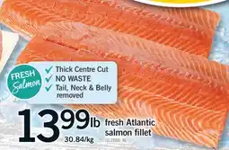 Fortinos FRESH ATLANTIC SALMON FILLET offer