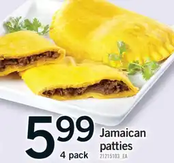 Fortinos JAMAICAN PATTIES, 4 PACK offer