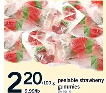 Fortinos PEELABLE STRAWBERRY GUMMIES offer