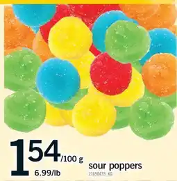 Fortinos SOUR POPPERS offer