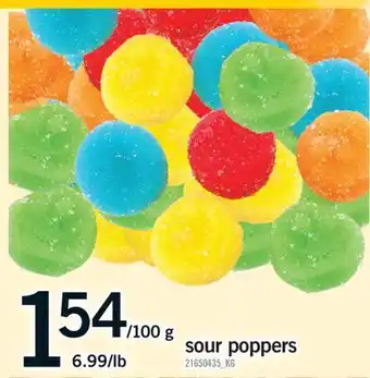 Fortinos SOUR POPPERS offer