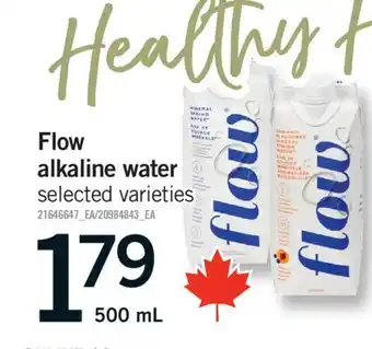 Fortinos FLOW ALKALINE WATER, 500 mL offer