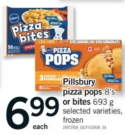 Fortinos PILLSBURY PIZZA POPS 8'S OR BITES 693 G offer