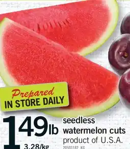 Fortinos seedless seedless watermelon cuts offer